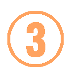 Number 3 in an orange circle